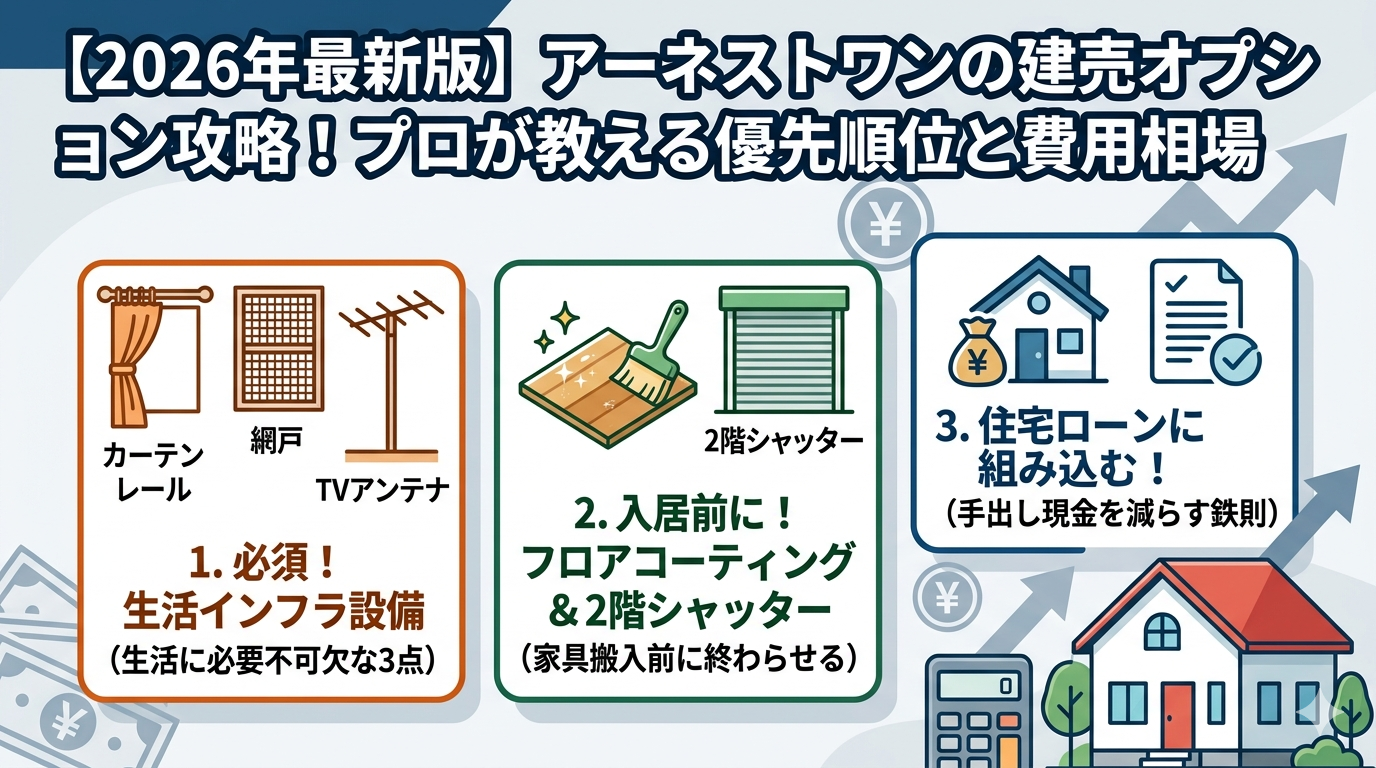2026年最新】アーネストワン オプション費用一覧｜おすすめ設備と優先 