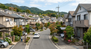生駒市の中古戸建てが立ちなばる街並み